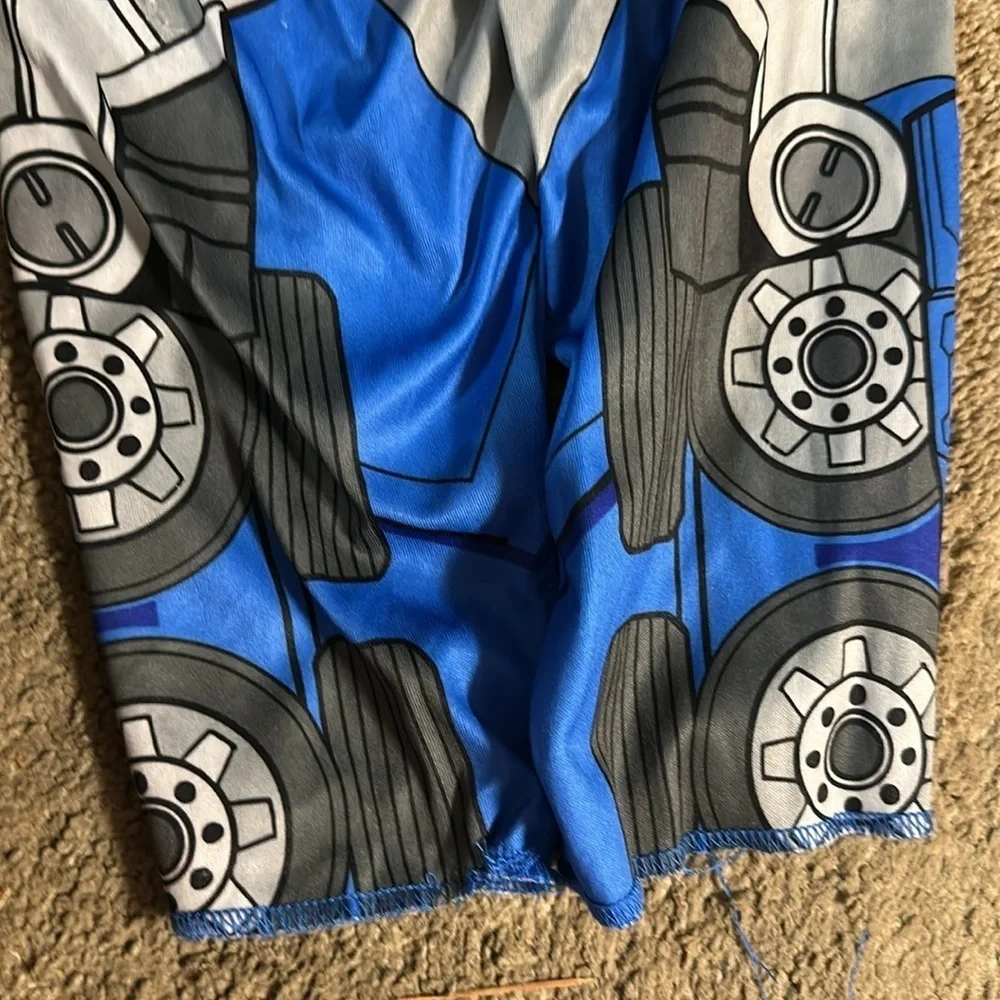 Toddlers Muscle Optimus Prime Transformer Halloween Costumes Padded Jumpsuit
